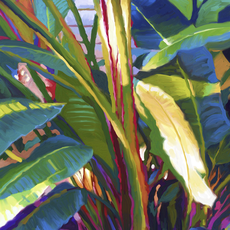Palm Impressions II par Rick Novak, H 12 po x l 12 po