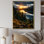 «Oregon River Landscape II», reproduction sur toile