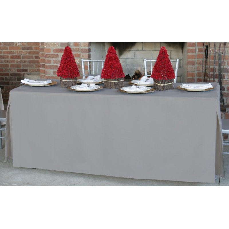 Tablevogue Table Cover, Silver, 96" L x 30" D