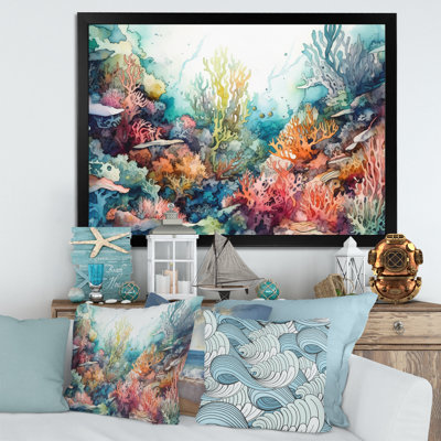 Vibrant Coral Reef III - Print