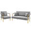 2 - Piece Velvet Living Room Set