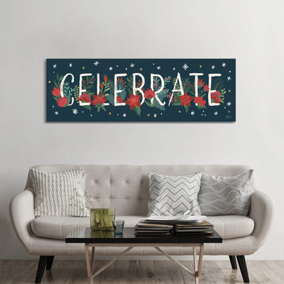 Christmas Bloom IX by Janelle Penner - Wrapped Canvas Panoramic Print