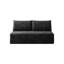 Canapé modulaire Cloud, canapé modulaire moderne avec siège profond, fauteuils rembourrés pour la chambre à coucher du salon, aucun assemblage requis, noir (tissu en velours côtelé moelleux)-105519665