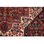 Tapis à motif géométrique antique à teinture végétale 4 x 5