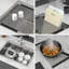 Évier de cuisine à montage sur plan avec robinet coulissant et distributeur de savon