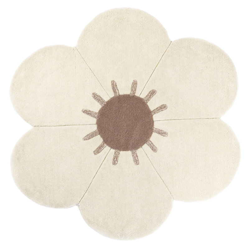 Evie-May Hand Tufted Wool Beige/Brown Rug
