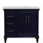 Ensemble de meuble-lavabo simple 37 po Lobardy-915743846