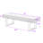 Modern Multi-Functional Bench with Sturdy Legs, Thick MDF Top-1332521459
