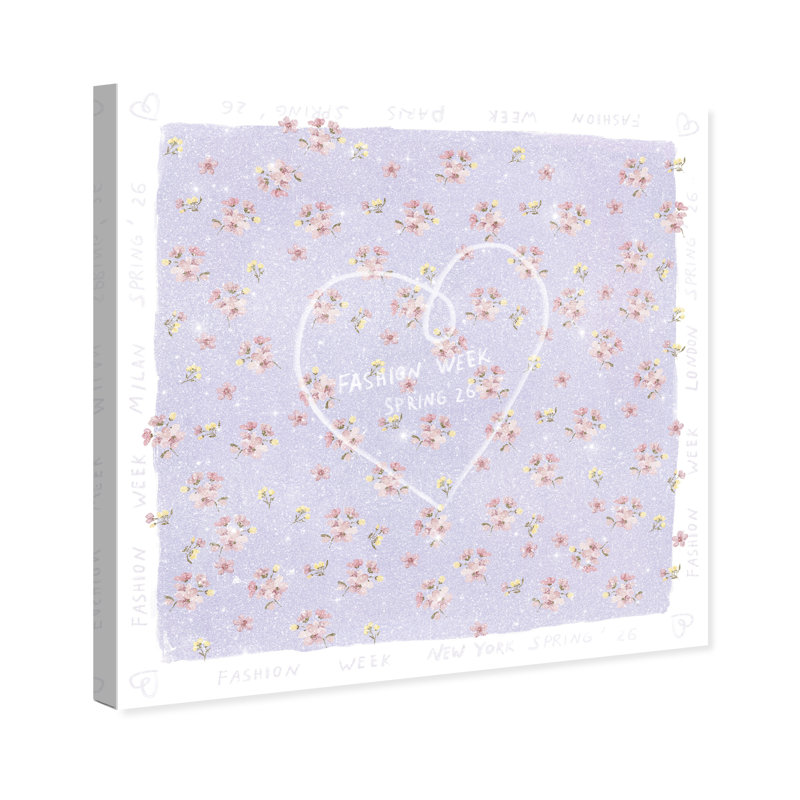 Lilac Spring Fashion Print by Oliver Gal, 20"H x 20"W, Gallery Wrapped