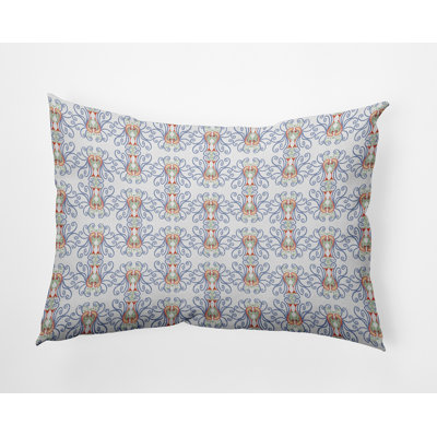 Geometric Outdoor Reversible Throw Pillow