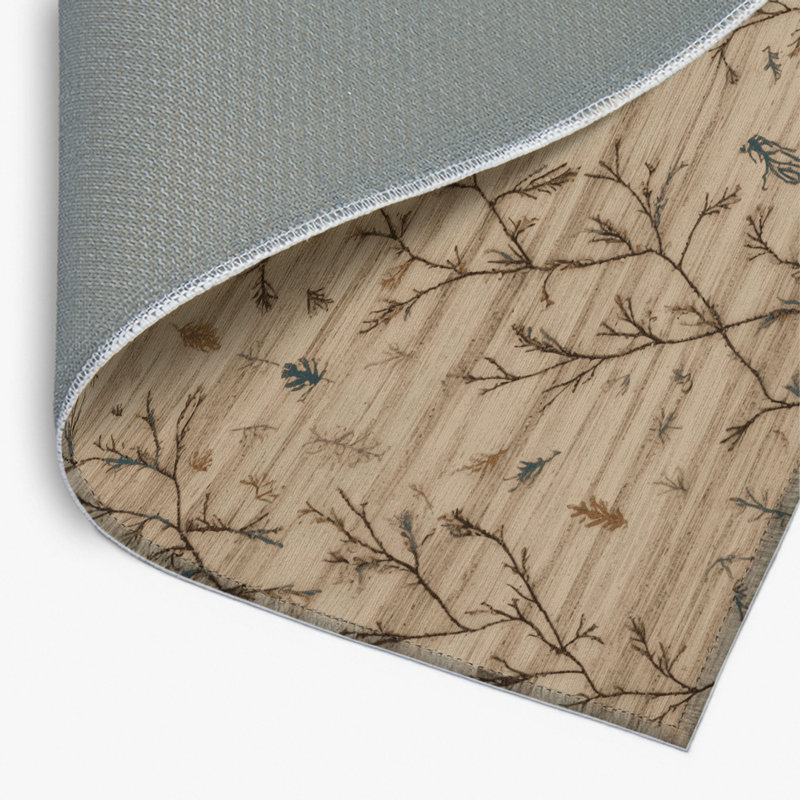 Tapis d'intérieur et d'extérieur brun Nature, Rectangulaire 2 pi x 3 pi