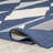 Ashot Geometric Navy Indoor / Outdoor Area Rug-175010383