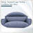 Smythe Modern Double Swing Cushion Only – Replacement 2-Person Egg Chair Pad – Overstuffed Water-Resistant Indoor/Outdoor Pillow-879695426
