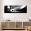 Crampons sur ballon de soccer sur toile-1496010637
