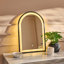 65x45cm LED Arch Bathroom Mirror-1319480727