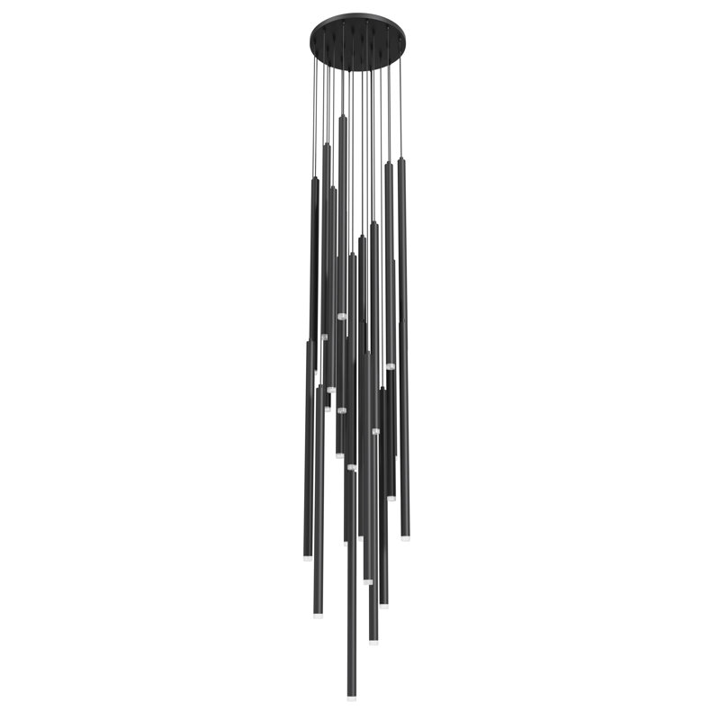 Filmore 25 - Light Chandelier, Black