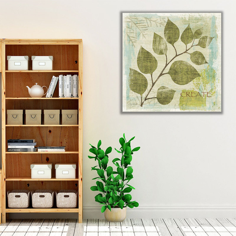 «Woodland pensts III», reproduction d'art sur toile, H 12 po x l 12 po