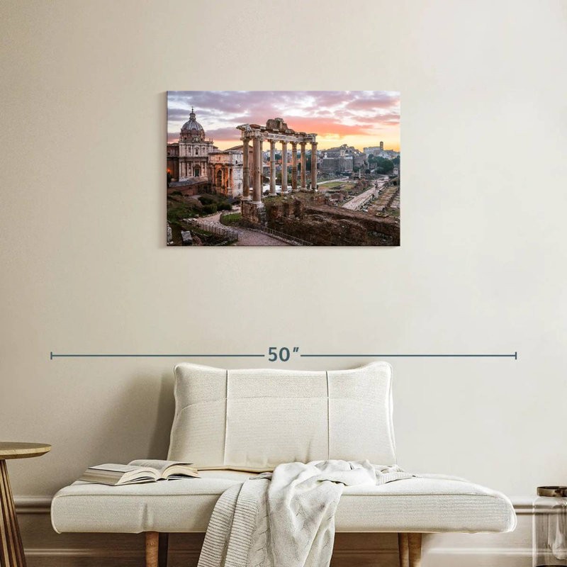 Ravi Roman Forum At Dawn, 20" H x 30" W