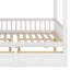 Lit superposé en bois avec tiroirs de rangement et porte d'escalier-1744950396