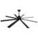 Indoor Ceiling Fan Without Light, With Remote Control