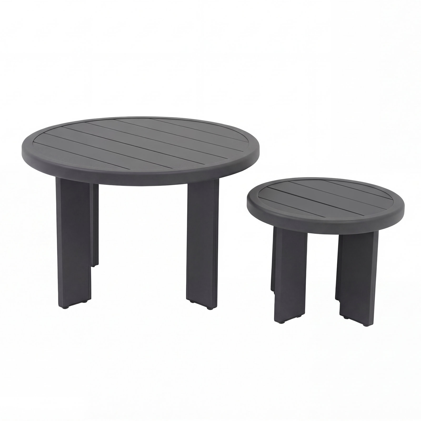 Frances 31" Patio Table, Black