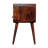 11.81'' W Solid Wood Nightstand