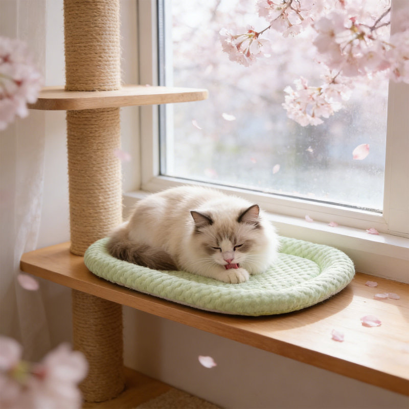 Tapis d'été pour chat, 15,75 po x 11,81 po, vert, Vert
