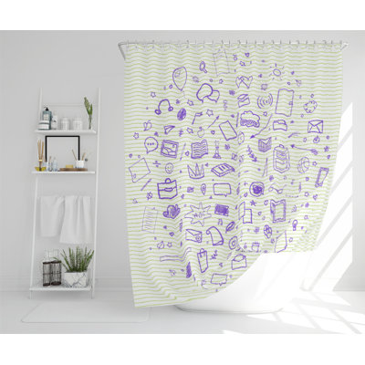 Dimitritchka Polyester Shower Curtain Set