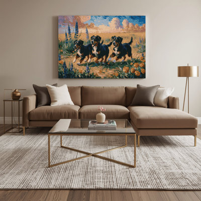 Dogs Lancashire Heeler Brown Canvas Wall Art