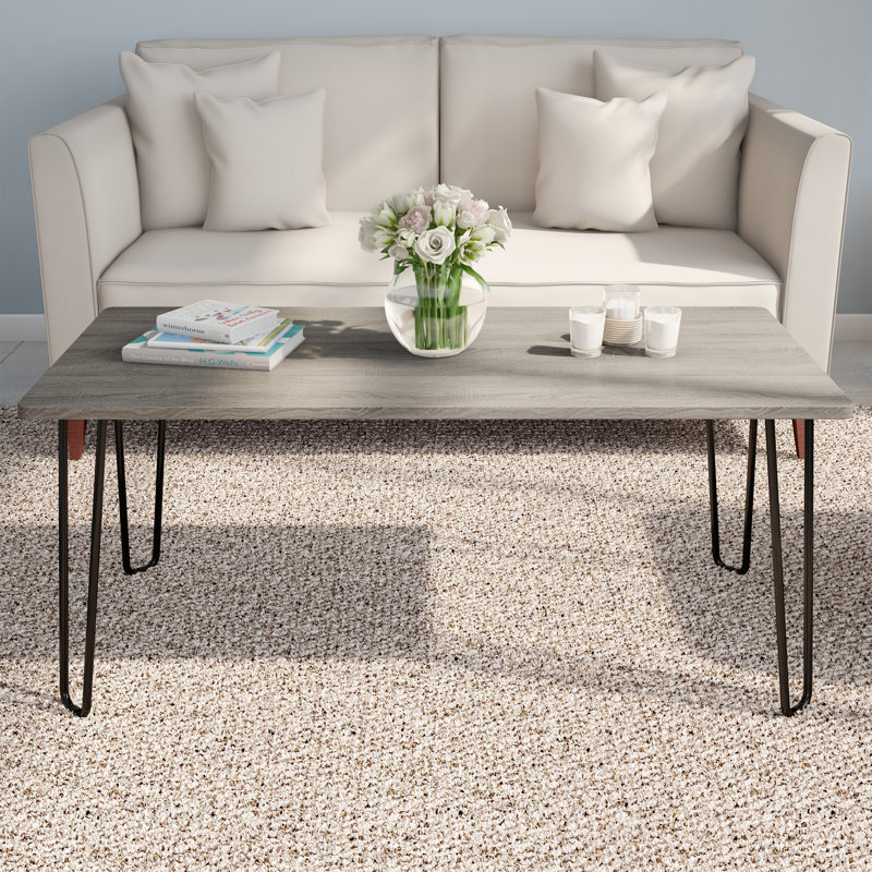 Four Leg Coffee Table, Grey