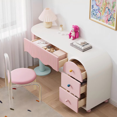 Meuble-lavabo moderne 47,24 po et commode avec tabouret de maquillage