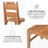 Celine Solid Wood Accent Dining Chairs - Fully Assembled