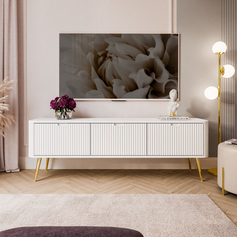Morty TV Stand, White
