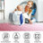 Large Area Rugs 8x10 Modern Ombre Living Room Rugs with Non-Slip Backing, Non-Shedding Gradient Color Accent Rugs, Machine Washable Contemporary Floor Carpet for Bedroom, Pink-61782400-61782401