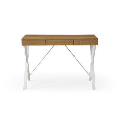 X-Leg Desk with a Drawer