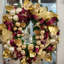 32" Wreath With Hydrangeas, Magnolia Leaves, Pinecone And Ornaments