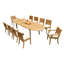Arbor Outdoor 13 - Piece Teak Dining Set-950707898-950792308
