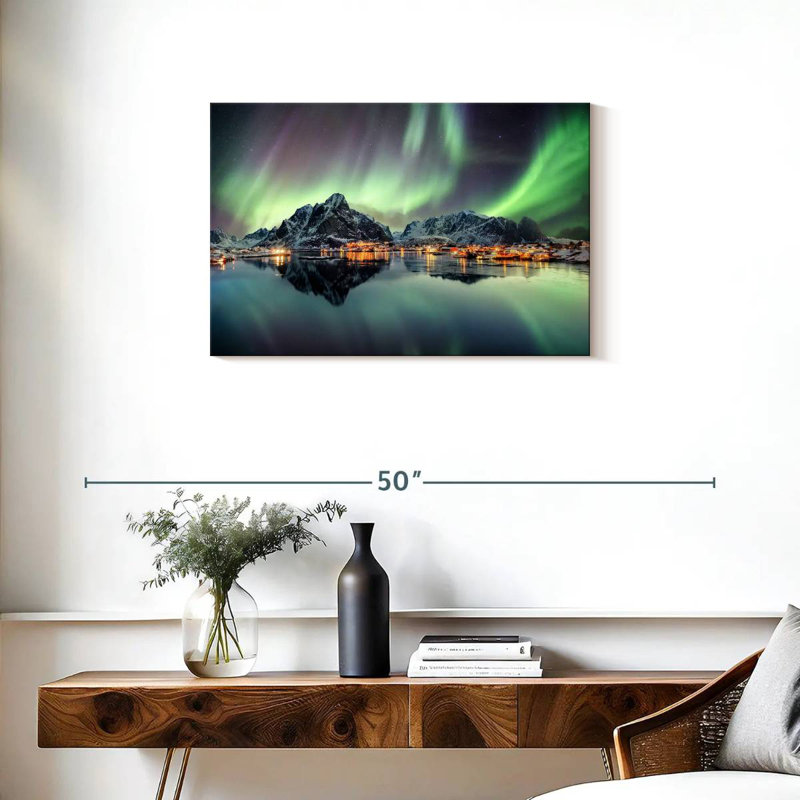 Alvord Wintry Reine Northern Lights, H 20 po x l 30 po