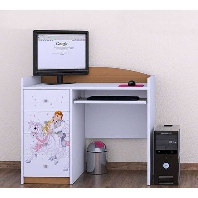 Beresford 100cm Computer Desk, Light Brown
