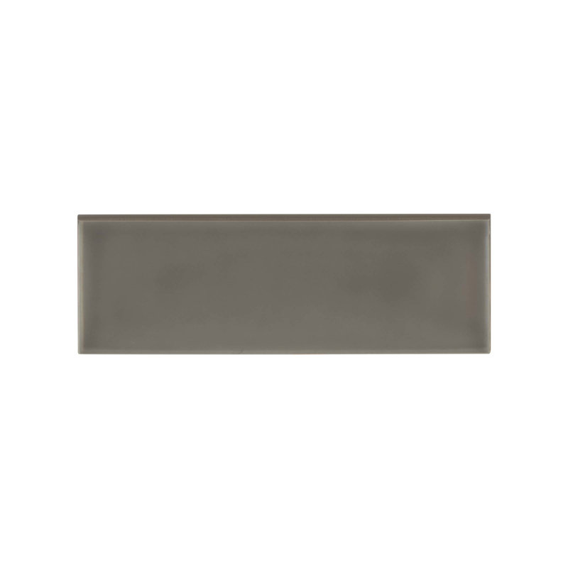 Carreau de faïence en céramique 12 "x 4" Grace, Moka