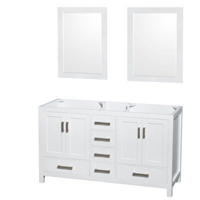 Sheffield 60" Double Bathroom Vanity Base Only