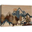 «Rustic Mountain Peaks with Pine Forest and Warm Sun», reproduction d'art sur toile encadrée très grande-239006215-239006212