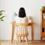 Bureau d'ordinateur en bois naturel Lanease