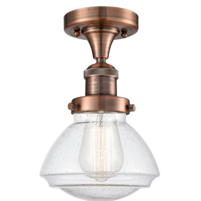 Plafonnier semi-encastré 1 lumière 6,75 po Chesterville