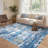 Modern Abstract Machine Washable Area Rug for Living Room, Modern Living Room Carpet with Non-Slip Backing, Soft Stain Resistant Bedroom Carpet-1645062860-1645062856