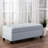 Blue Fabric Storage - 50" D X 20.5" W 18.3" H Versatile For Home Stylish Addition-727626076