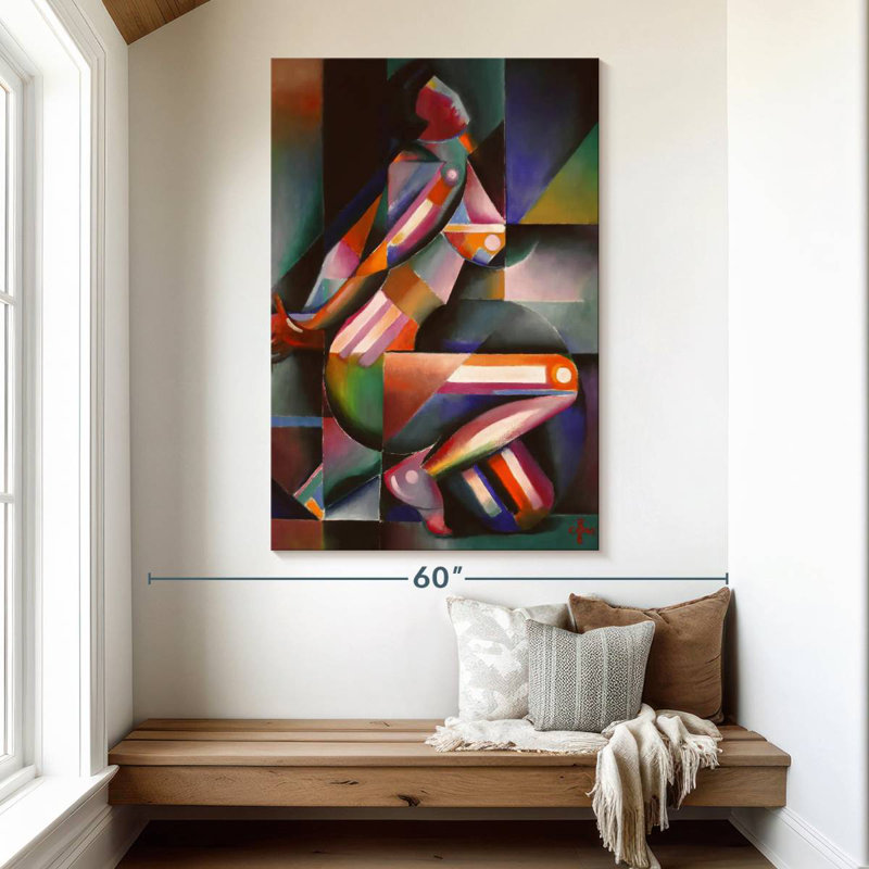 Leisha Roundism VI, 51" H x 34" W