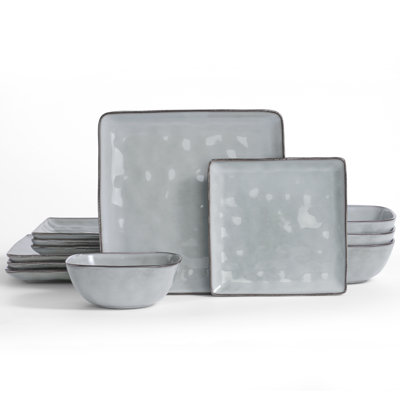 Stoneware Dinnerware Set 12 Piece - Service for 4