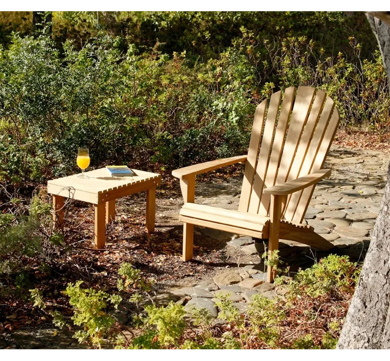 Adirondack Outdoor Teak Side Table