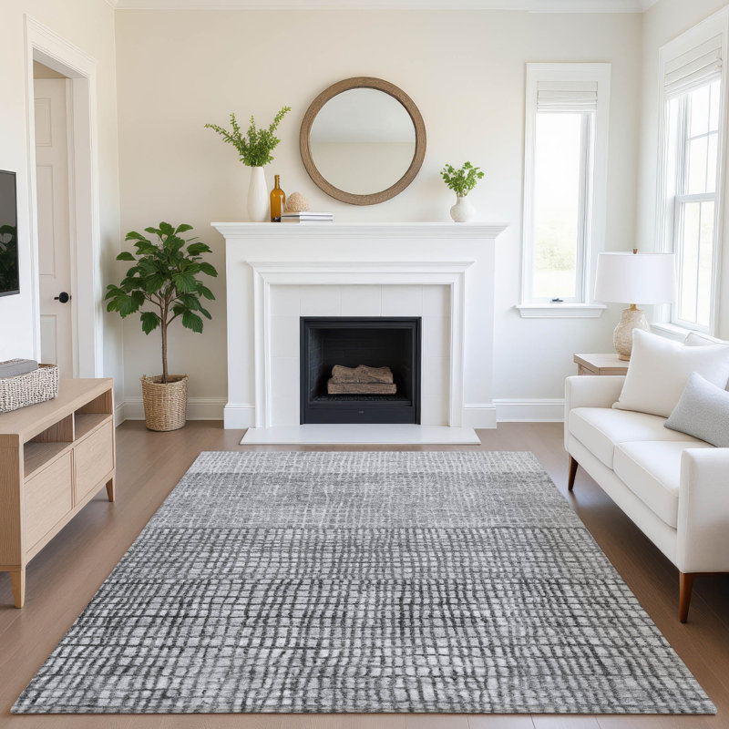 Tapis géométrique de qualité supérieure lavable à la machine Monnier AMF1831, Rectangle 10 pi x 14 pi